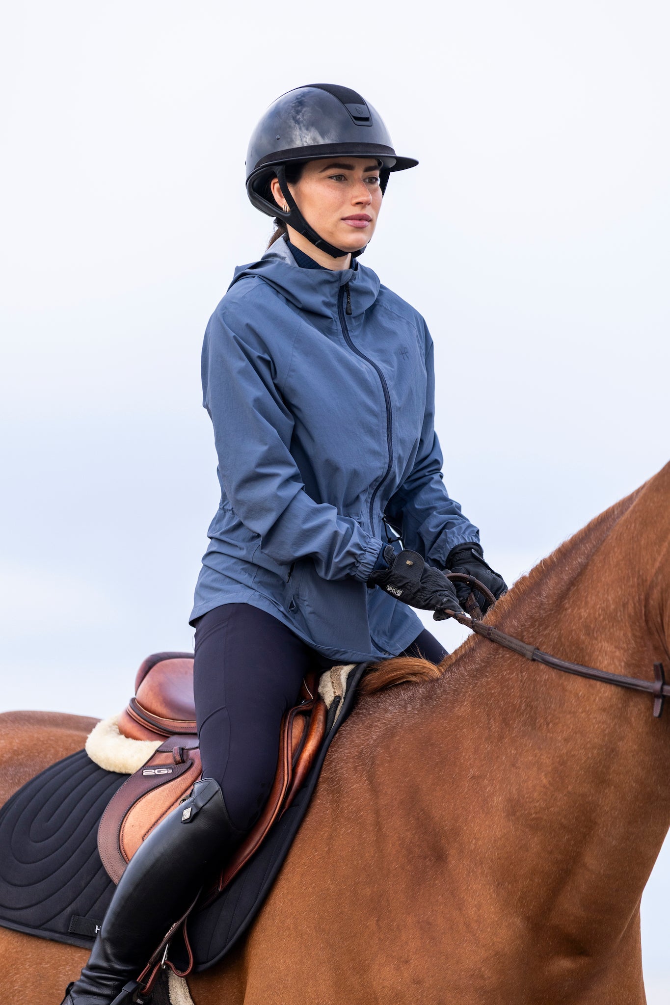 Raintech Women's water-repellent short riding coat