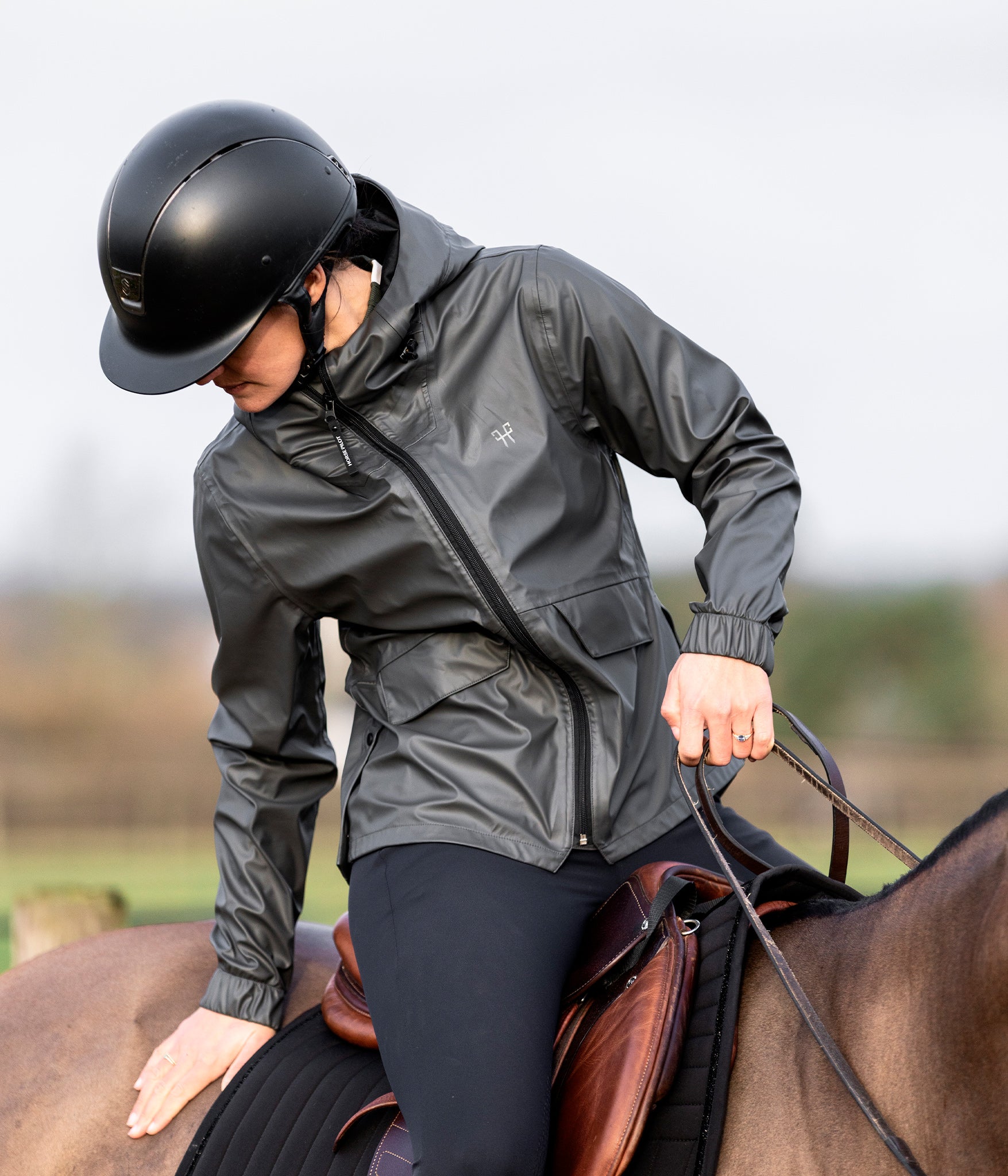 Raintech Shorts Women's Waterproof Riding Coat | Horse Pilot