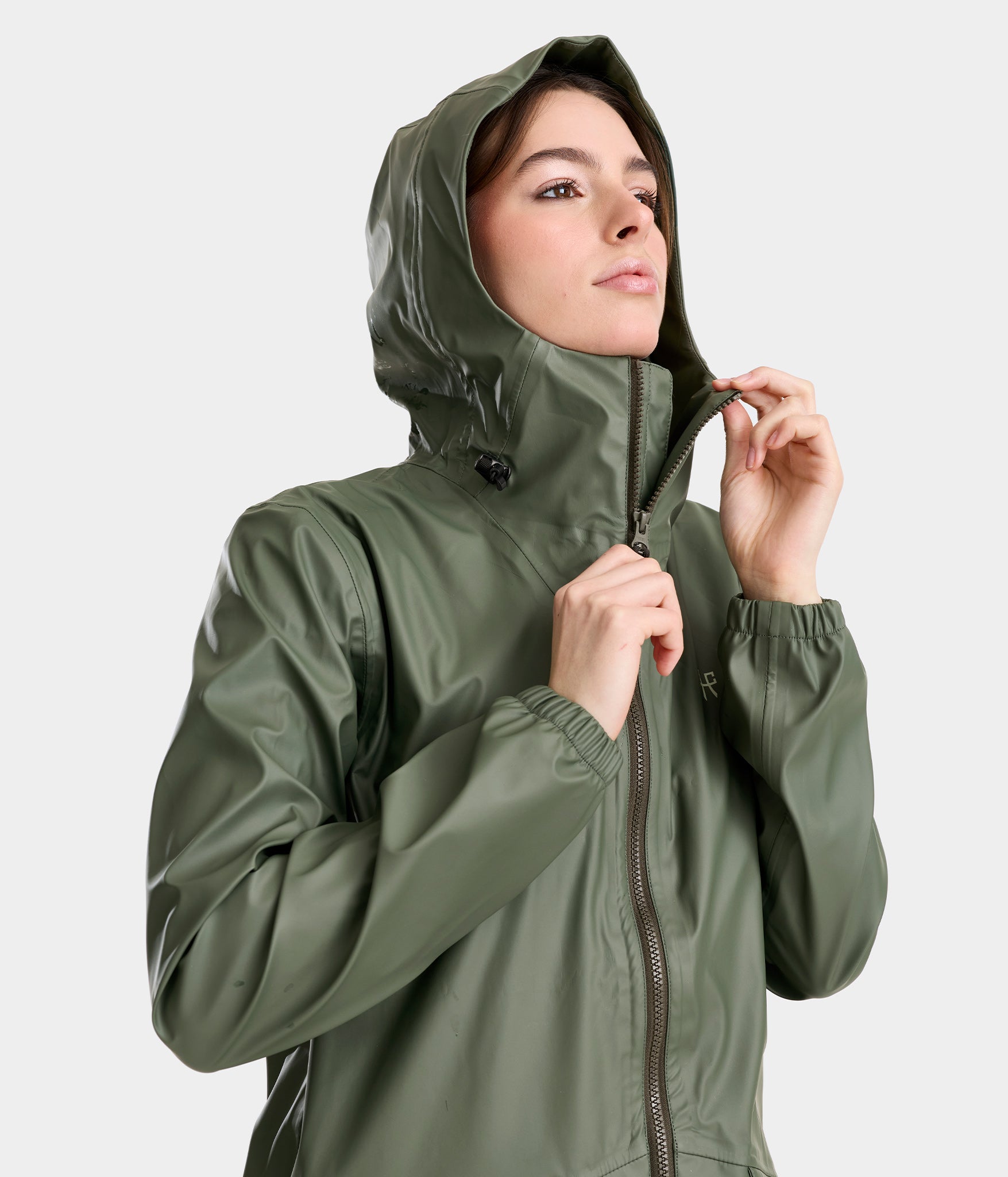 Long Raintech Women's Long Waterproof Riding coat | Horse Pilot