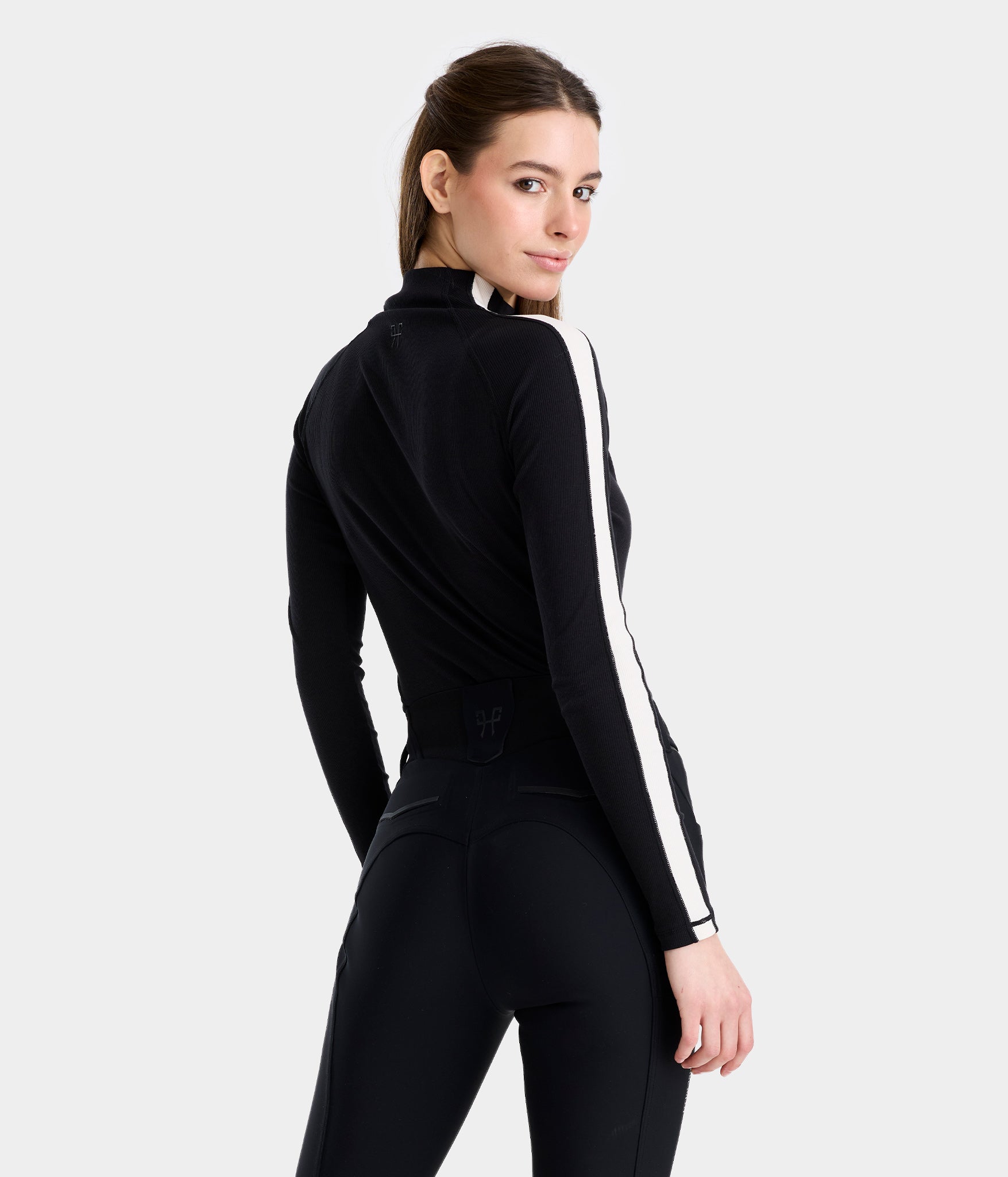 Solaris | Tee-shirt d'équitation anti UV Sunrise femme | Noir | Horse Pilot