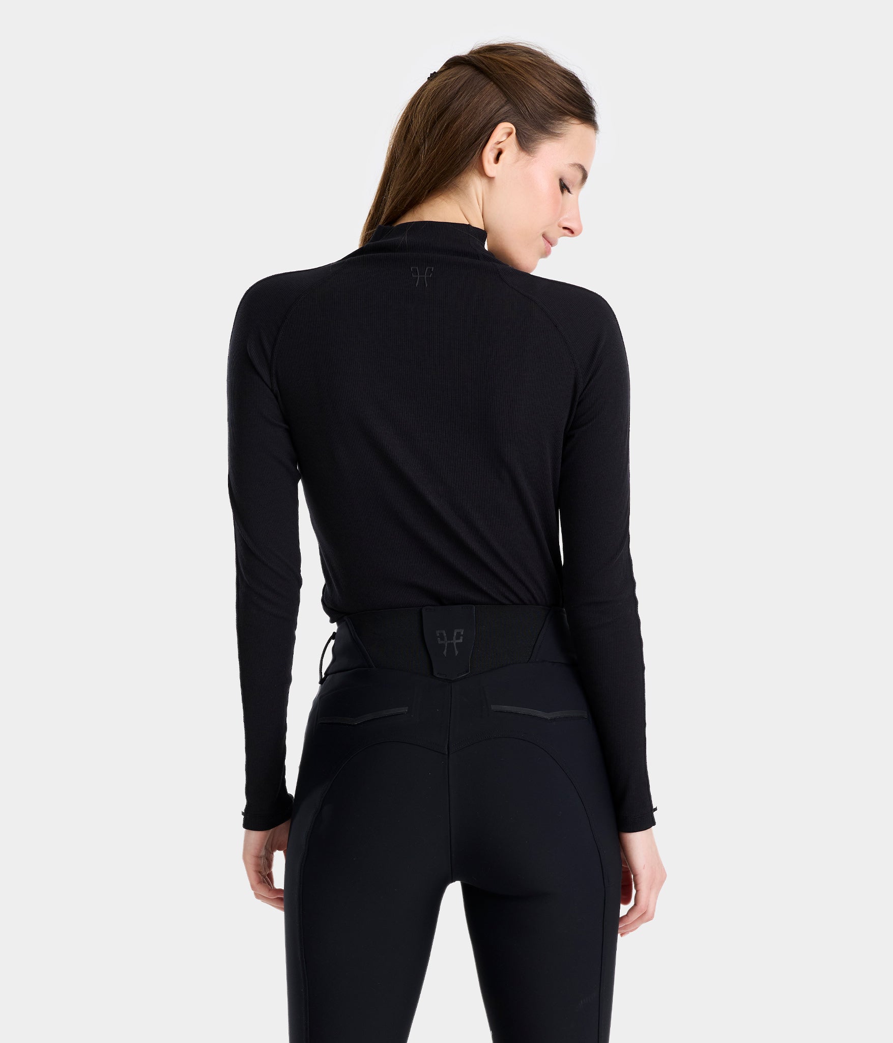 Solaris | Tee-shirt d'équitation anti UV Sunrise femme | Noir | Horse Pilot