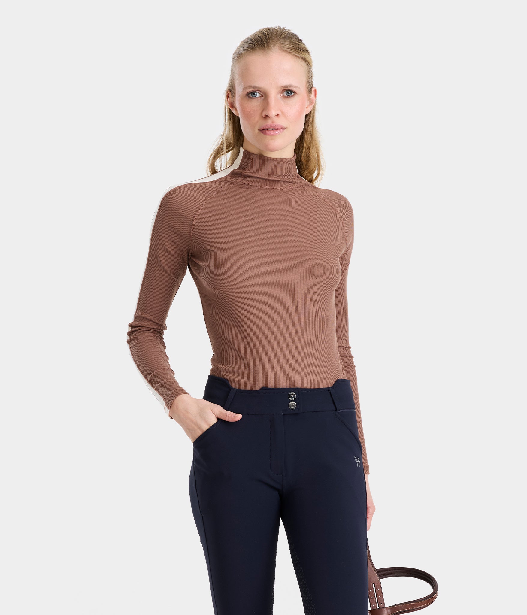 Solaris | Tee-shirt d'équitation anti UV Sunrise femme | Vieux rose | Horse Pilot