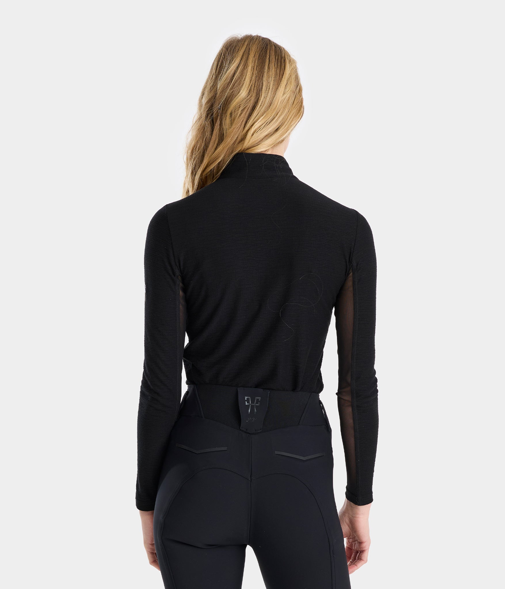 Suntech Shirt | T-shirt manches longues noir d'équitation léger anti UV femme | Horse Pilot équitation| Horse Pilot