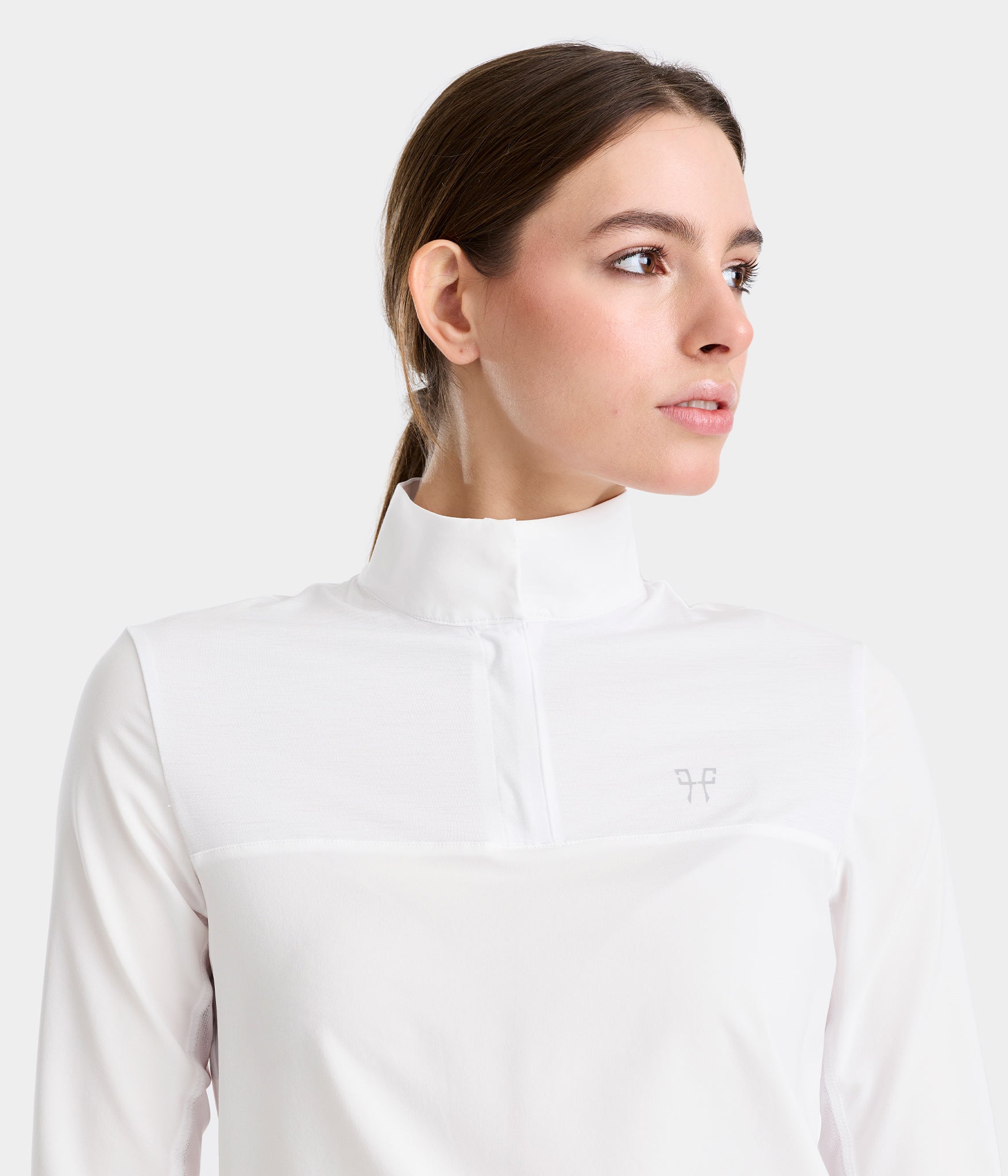 Sunrise Chemise d'équitation anti UV Sunrise femme | Blanc | Horse Pilot