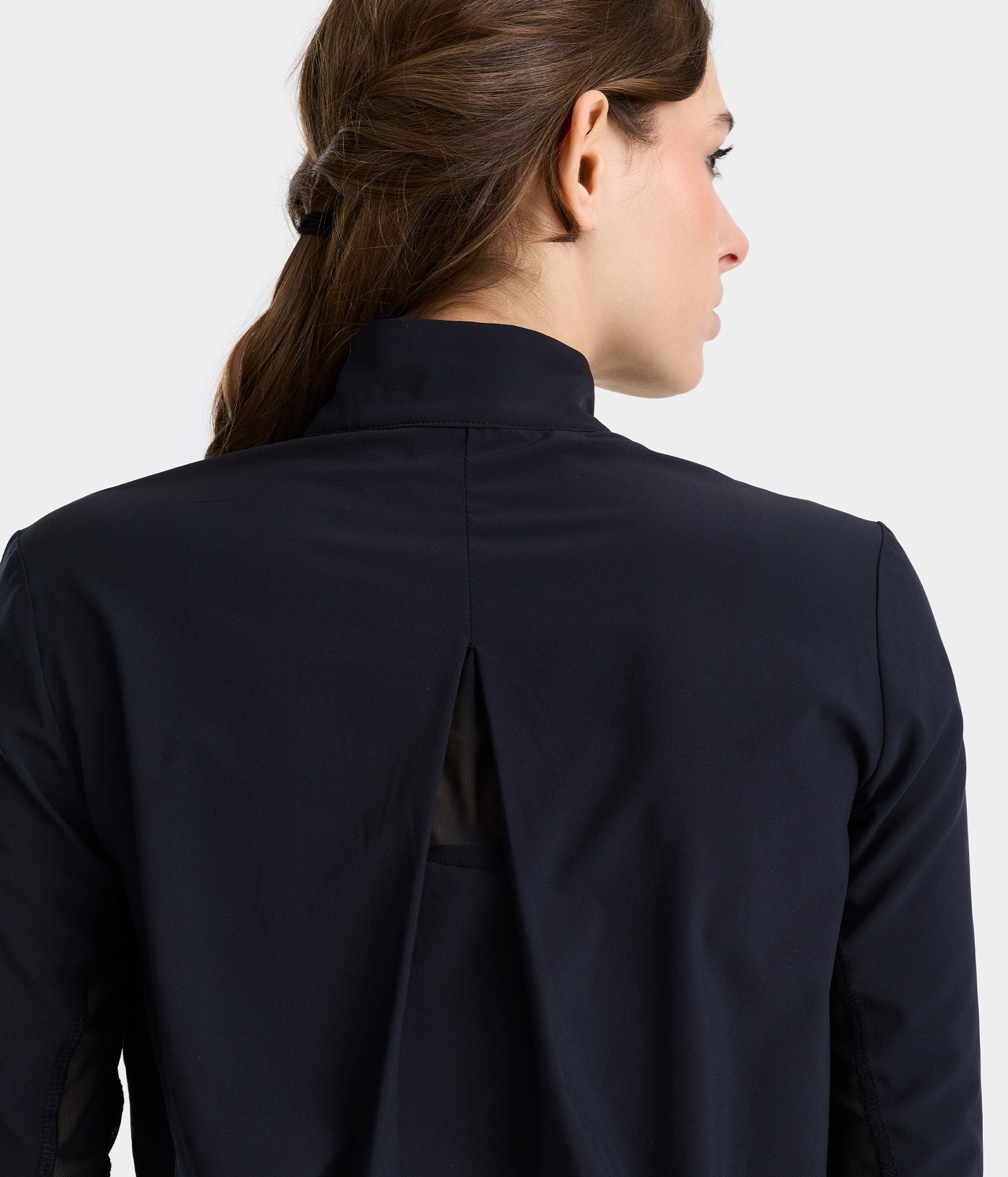 Sunrise Laura Kraut | Chemise d'équitation anti UV Sunrise femme | Noir | Horse Pilot