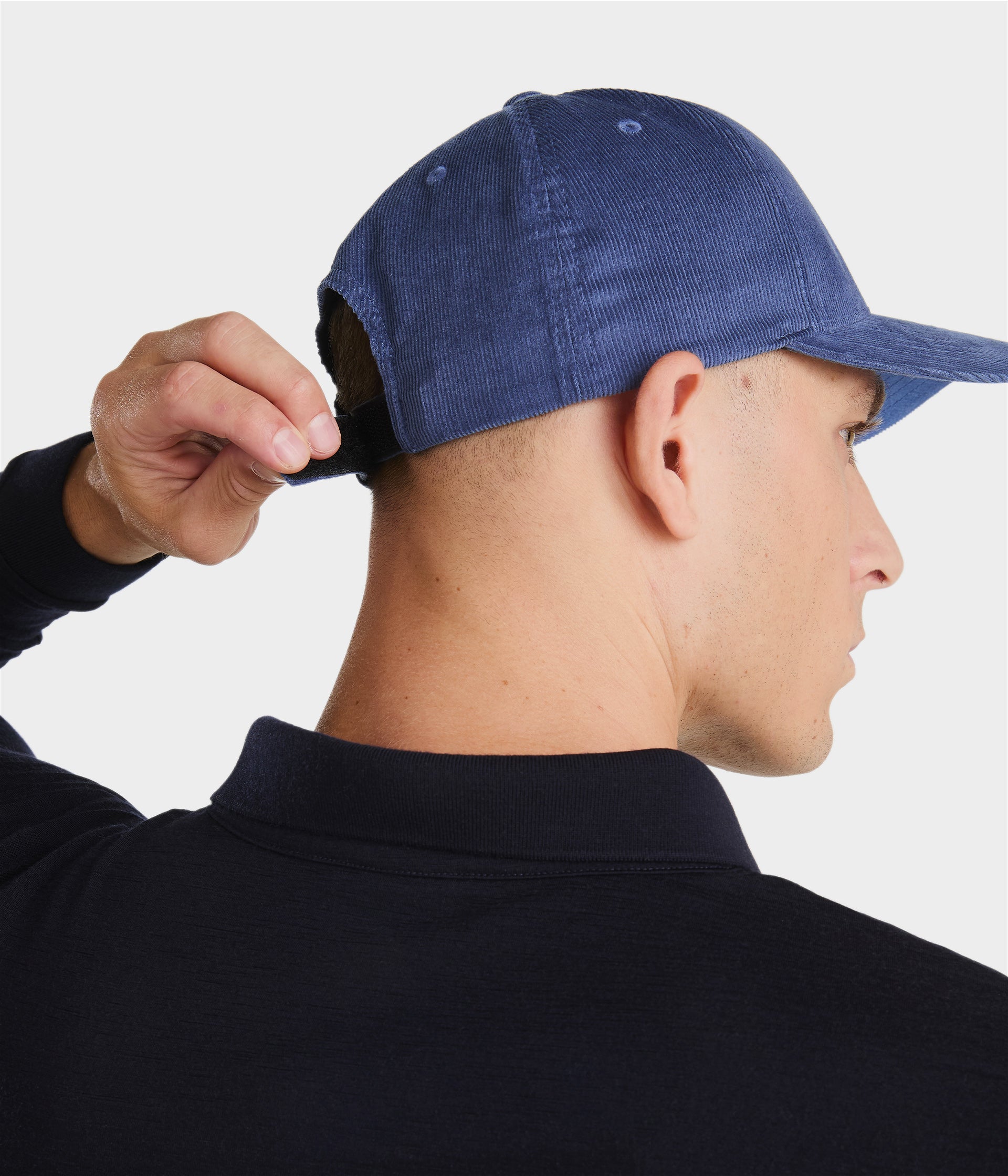 Trendy cap | Bleu vintage | casquette en velour côtelé unisex | | Horse Pilot