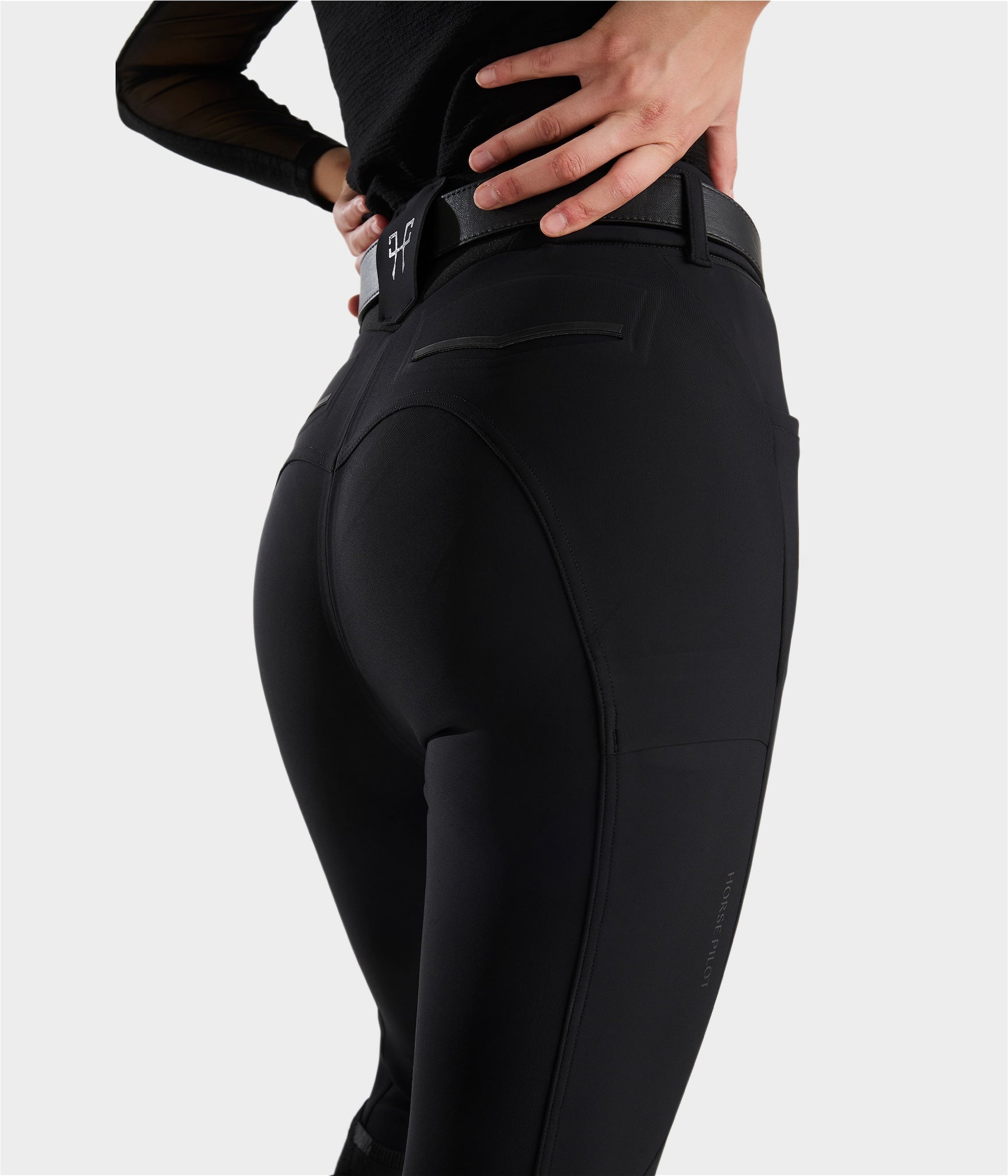 XPER126|BLACK|PANTALON|FEMME|HORSEPILOT