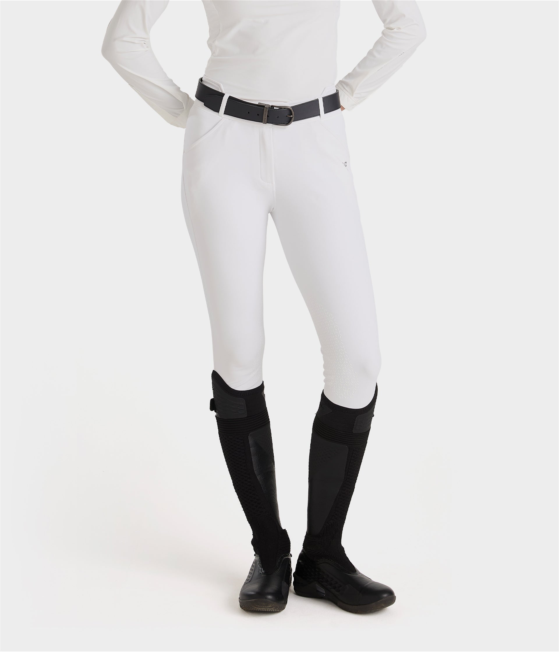 X-Prime women's knee grip riding breeches - minimalist and elegant
